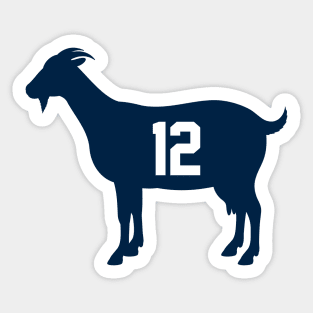 New England Patriots GOAT Sticker